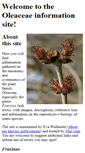 Mobile Screenshot of oleaceae.info